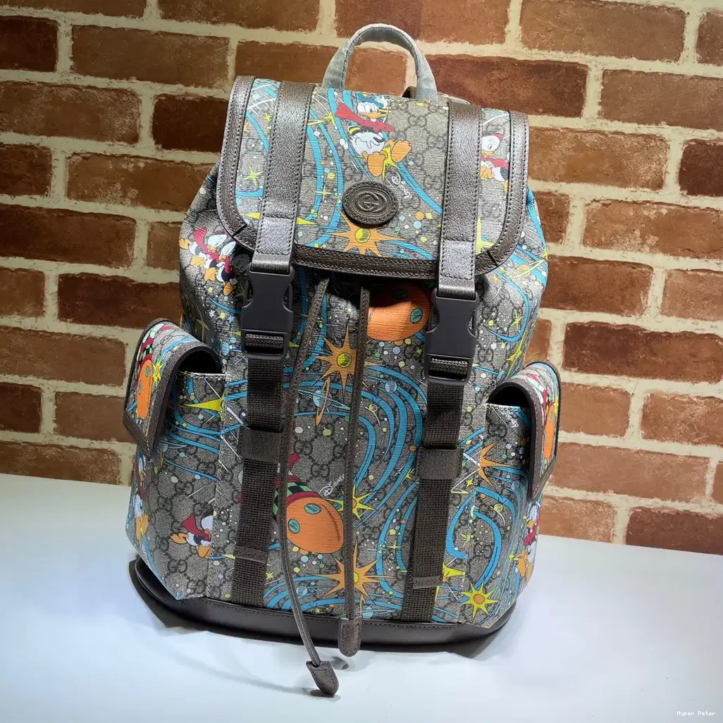 Hyperpeter Disney medium Gucci backpack x Duck Donald 0601